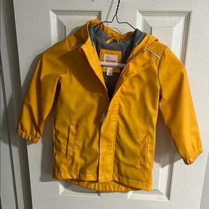 Cat & Jack Yellow Kids Rain Jacket